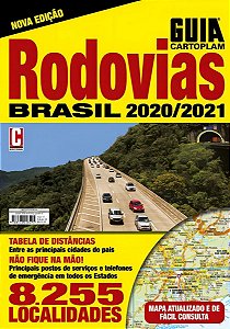 Guia Cartoplam - Mapa Rodovias Brasil- 08Ed/20