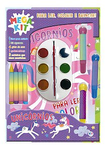 Unicórnios - Ler, Colorir e Brincar