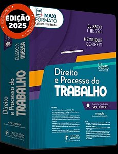 Direito e Processo Do Trabalho - Carreiras Trabalhistas - Volume Único - (04ED/2025)