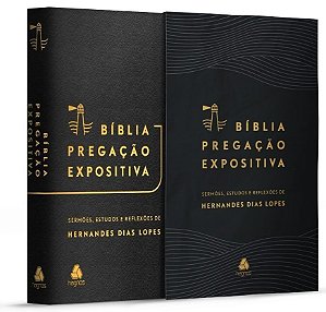 Bíblia Pregação Expositiva - Preto