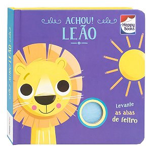 Esconde-Esconde Com Feltros - Achou! Leão