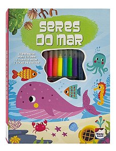 Meu Adorável Superkit de Colorir - Seres do Mar