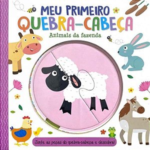 Meu Primeiro Quebra Cabeça - Animais Da Fazenda