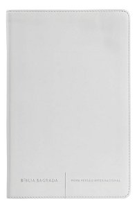 Bíblia Sagrada Slim - Luxo, Capa Branca - NVI