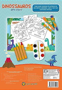 Meu Mundo De Cores - Dinossauro Para Colorir