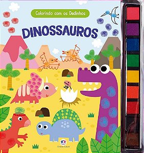Colorindo Com os Dedinhos - Dinossauros