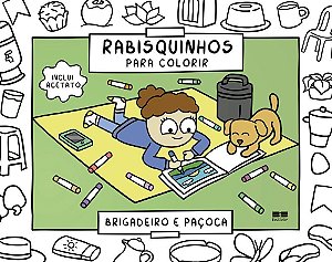 Rabisquinhos Para Colorir - Brigadeiro e Paçoca