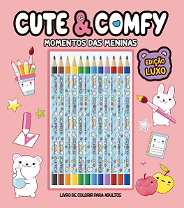 Cute & Comfy Momentos Das Meninas - Edição De Luxo - 12 Lápis De Cor