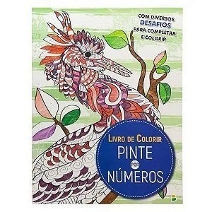 Livro De Colorir - O Desafio: Pinte Por Números