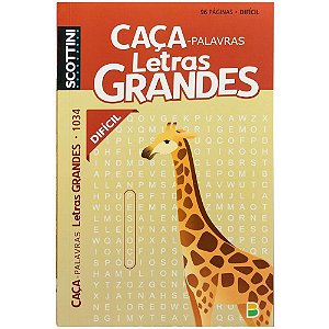 Scottini - Caça-Palavras - Letras Grandes - Vol.1034