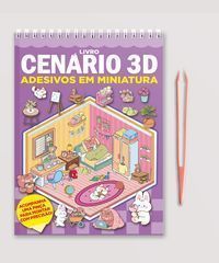 Livro Cenário 3D – Monte Cenarios com Adesivos em Miniatura