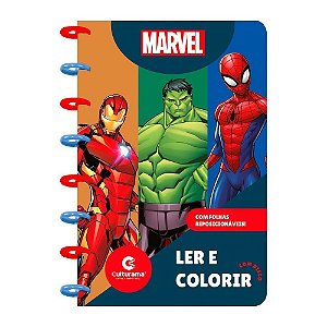 Livro Para Colorir Com Discos - Marvel Homem-Aranha