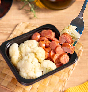 Linguiça Fininha com Couve-Flor Low Carb - 200g