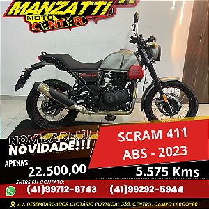 Moto Royal Enfield Scram 411cc Cinza 2023