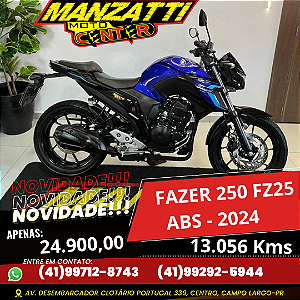 Moto Yamaha Fazer 250cc FZ25 ABS Azul 2024