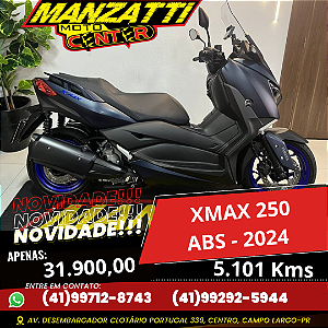 Moto Yamaha XMAX 250cc ABS Azul 2024