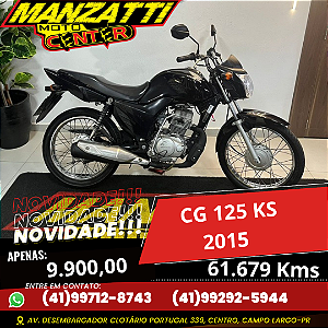 Moto Honda CG 125 FAN KS 2015