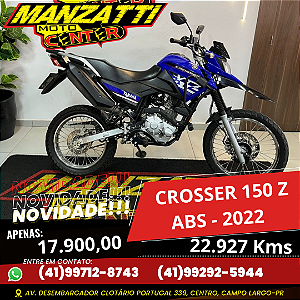 Moto Yamaha XTZ 150 Crosser Z ABS Azul 2022