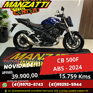 Moto Honda CB 500F ABS Azul 2024