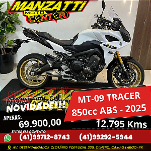 Moto Yamaha MT-09 Tracer 850cc Branca 2025