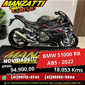 Moto BMW S1000 RR ABS Cinza 2022