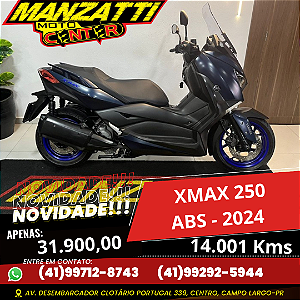 Moto Yamaha XMAX 250cc ABS Azul 2024