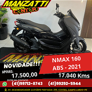 Moto Yamaha NMAX 160 ABS Preta 2021