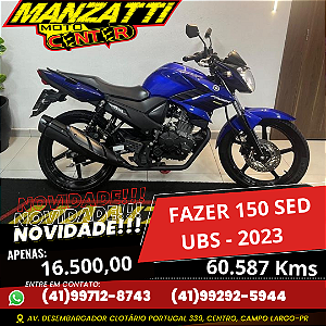 Moto Yamaha Fazer 150 SED Azul 2022
