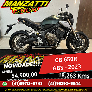Moto Honda CB 650R ABS Verde 2023
