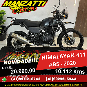 Moto Royal Enfield Himalayan 411cc ABS Preta 2020