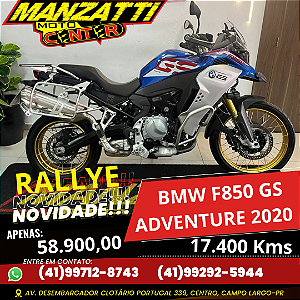 Moto BMW F850GS Adventure Rallye ABS Azul 2020