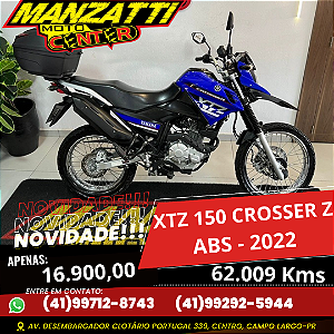 Moto Yamaha XTZ 150 Crosser Z ABS Azul 2022