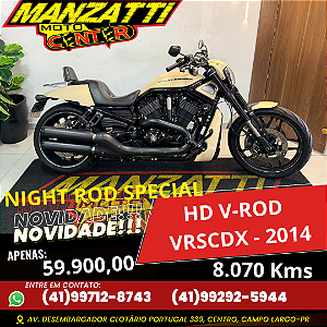 Moto Harley Davidson V-ROD - Night Road Special ABS Bege 2014
