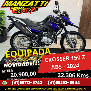 Moto Yamaha XTZ 150 Crosser Z ABS Azul 2024