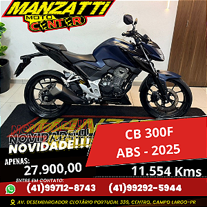 Moto Honda CB300F Twister ABS Azul 2025