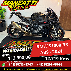 Moto BMW S1000 RR ABS Preta 2024