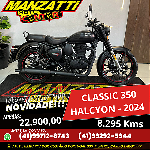 Royal Enfield Classic 350 ABS Halcyon Black 2024