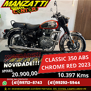 Royal Enfield Classic 350 ABS Vermelha 2023