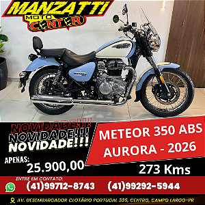 Moto Royal Enfield Meteor 350 ABS Aurora Azul 2026