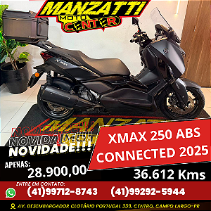 Yamaha XMAX 250 Connected ABS Preta 2025