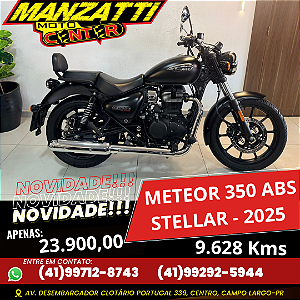 Moto Royal Enfield Meteor 350 ABS Preta 2025
