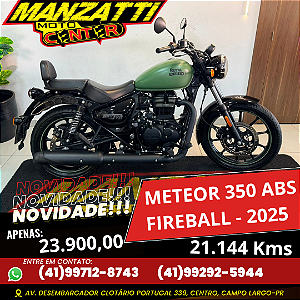 Moto Royal Enfield Meteor 350 ABS Fireball Green