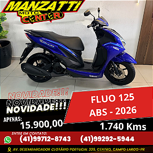 Moto Yamaha Fluo 125cc ABS Azul 2026