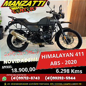 Moto Royal Enfield Himalayan 411 ABS Preta 2020