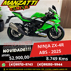 Moto Kawasaki Ninja ZX-4R ABS Verde 2025