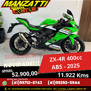 Moto Kawasaki Ninja ZX-4R ABS Verde 400cc