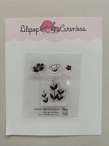 Carimbo - Flores Mini