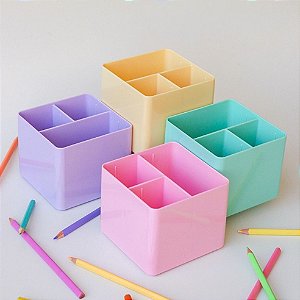 Porta Objetos com 3 Divisórias
