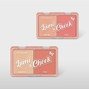 BOX ILUMINADOR E BLUSH LUMI & CHEEK