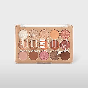 BOX PALETA DE SOMBRAS NUDE AND GLOW